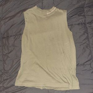 essential wildfang mock neck tank